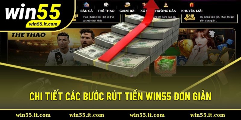 Chi tiết hướng dẫn thực hiện rút tiền đơn giản tại Win55